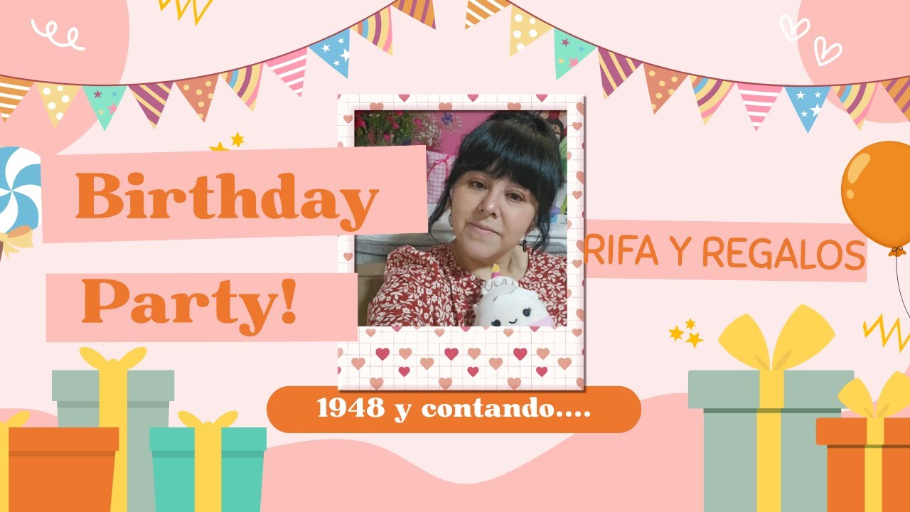 Fiesta Virtual de Cumple y premios!