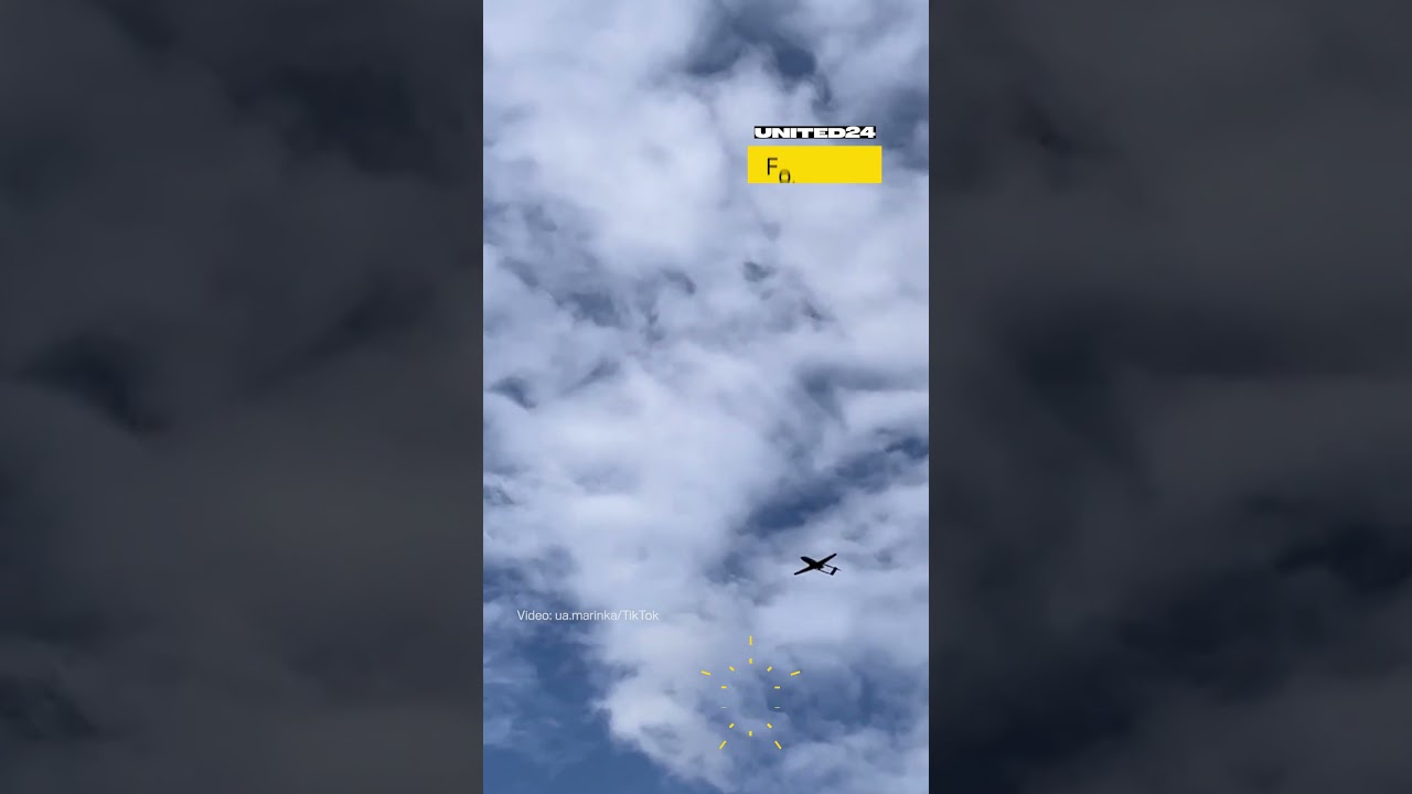 Fly of Ukrainian Long-Range Drone Liutyi On Its Way to Russia #warinukraine