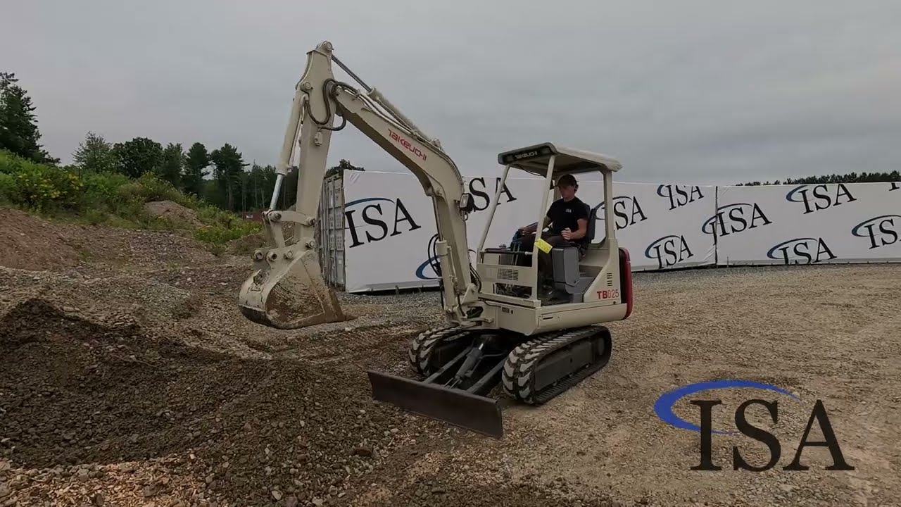 51448 - Takeuchi TB025 Mini Excavator Will Be Sold At Auction!