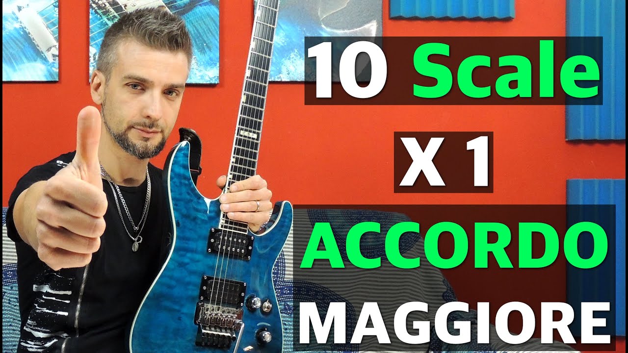 Dieci scale da suonare su un Accordo Maggiore. Improvvisazione Modale