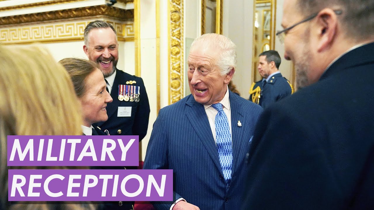 King Charles and Queen Camilla Hold Special Military Reception