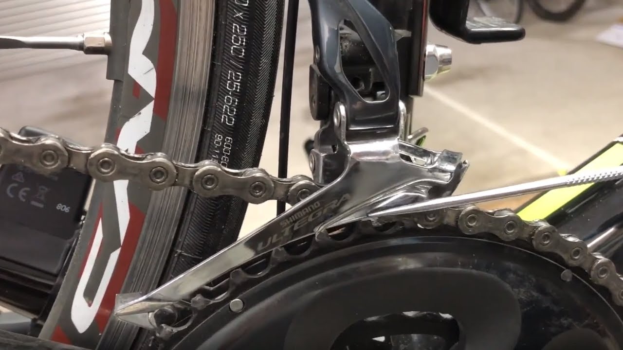 ロードバイクのフロントディレイラー調整！ FD-6800編