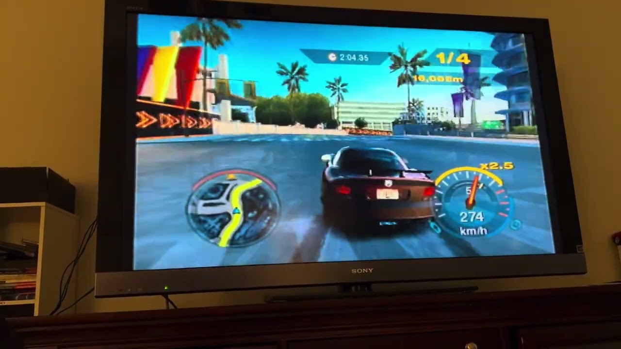 Need For Speed Undercover PS2 Timed Circuit Gold 24,985 Meters 