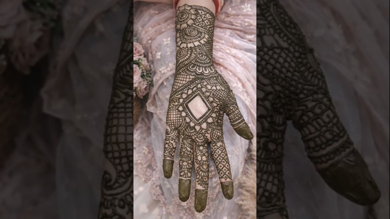 ❤️aesthetic Mehendi design 