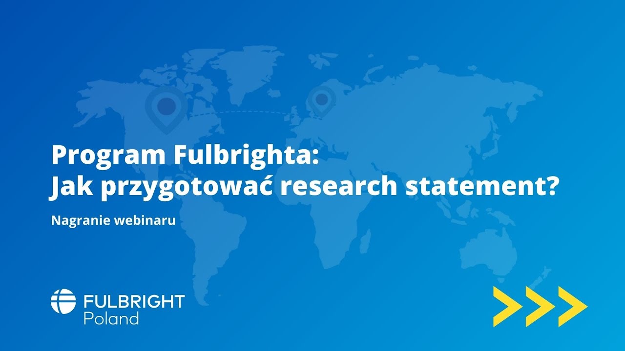 Jak przygotować research statement?