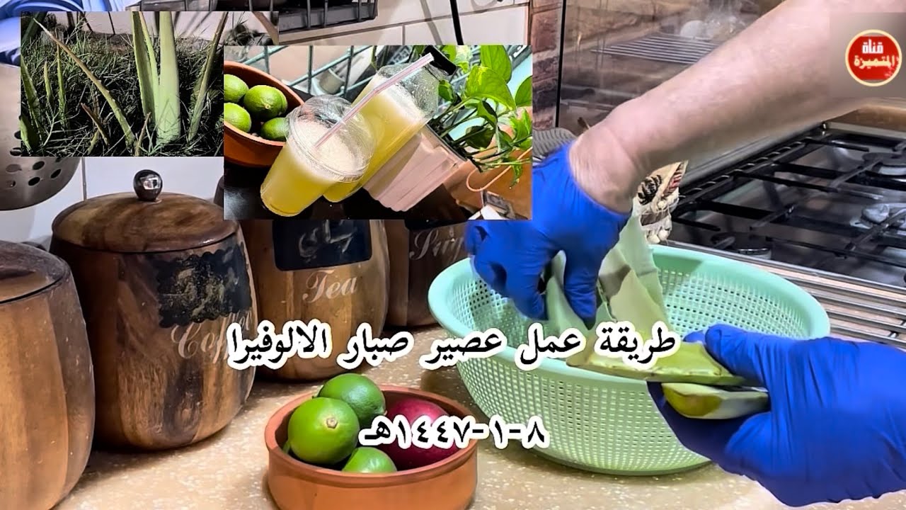 طريقة عمل عصير من صبار الالوفيرا ١٤٤٧هـ