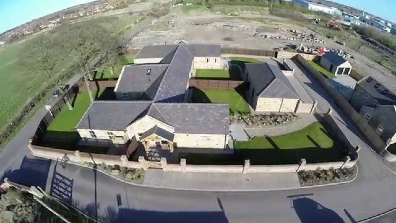 Fly over the Arcot Grange development, Cramlington