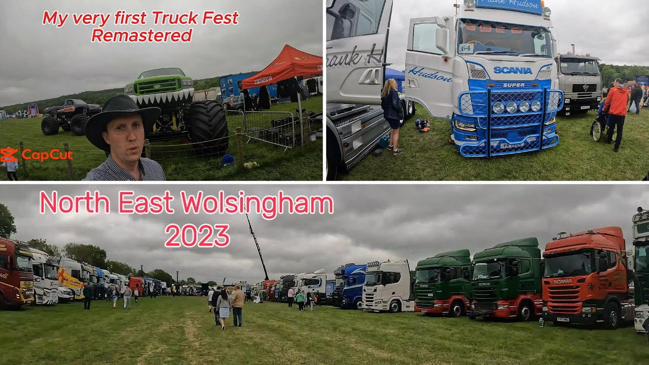 My Very First Truck Fest North East at Wolsingham 2023 ( Remastered ) #jamesthetrucker