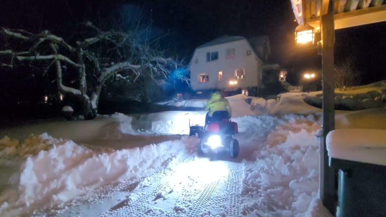 grov röjning av snö 15 januari