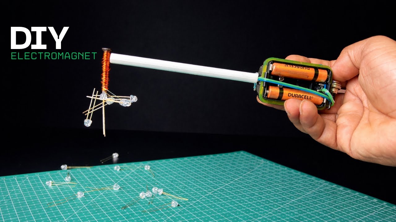 How To Make An Electromagnet At Home | DIY | Vigyankari