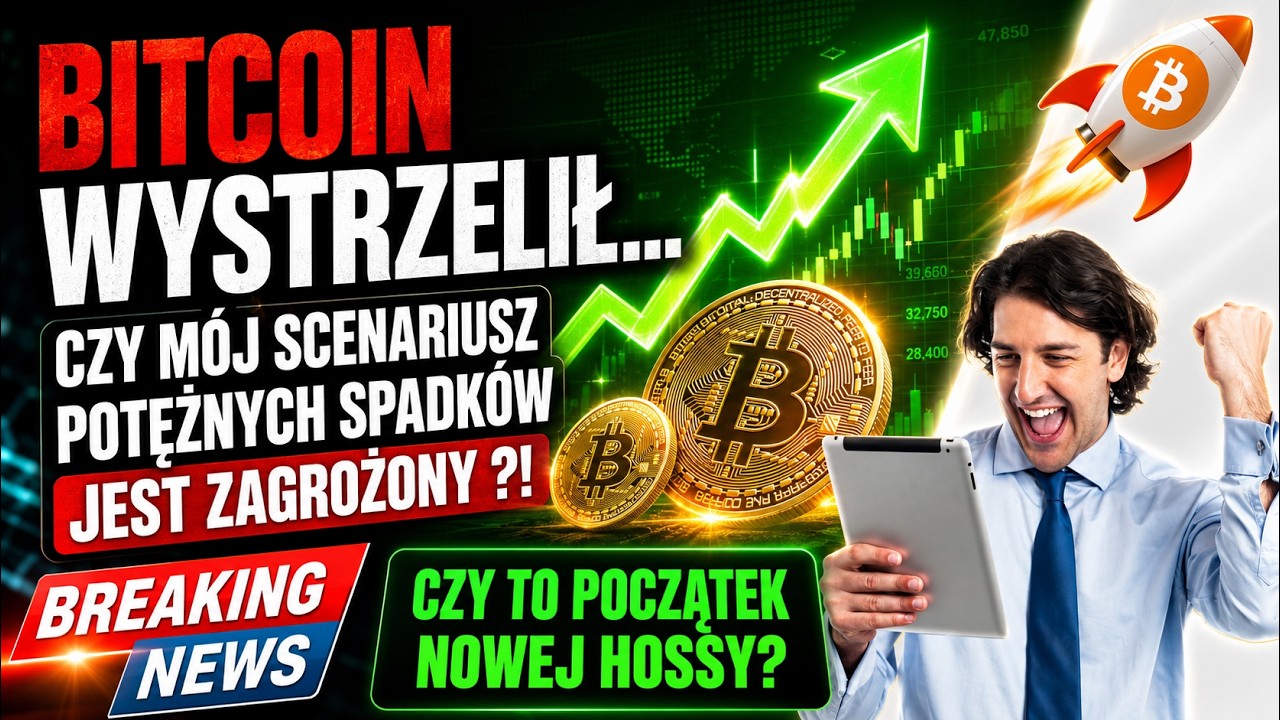 🚨 Nowa Hossa Czy Pułapka Na Byki? Bitcoin Wystrzelił. Czy M&oacute;j Scenariusz Spadk&oacute;w Jest Zagrożony?
