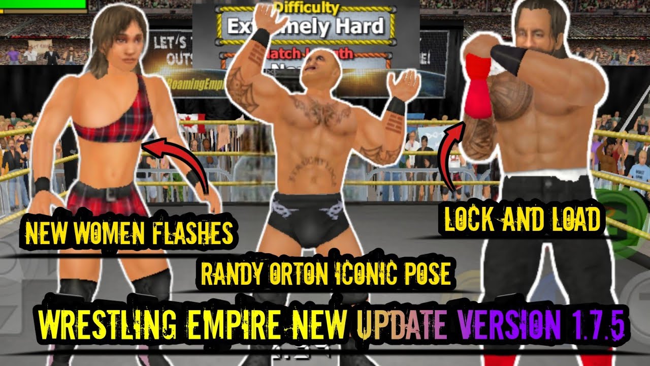 Wrestling empire new update - version 1.7.5