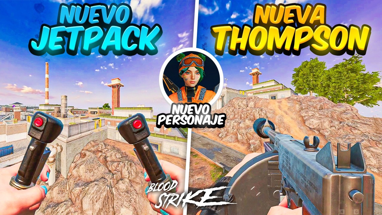 JUGUÉ con EL NUEVO JETPACK y LA NUEVA ARMA THOMPSON y QUEDÉ MUY SORPRENDIDO en BLOODSTRIKE! / Orla22