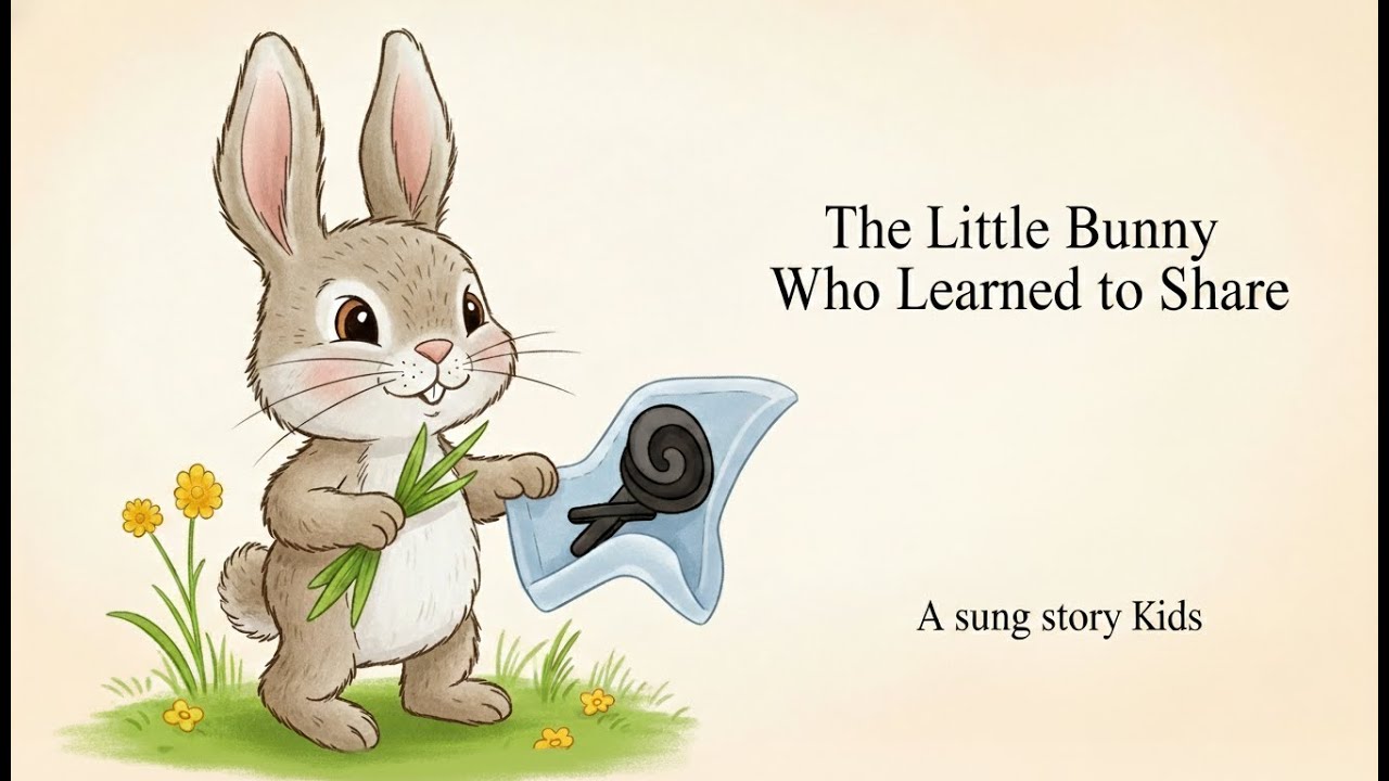 The Little Bunny Who Learned to Share ... A Fun Sung Story For Kids