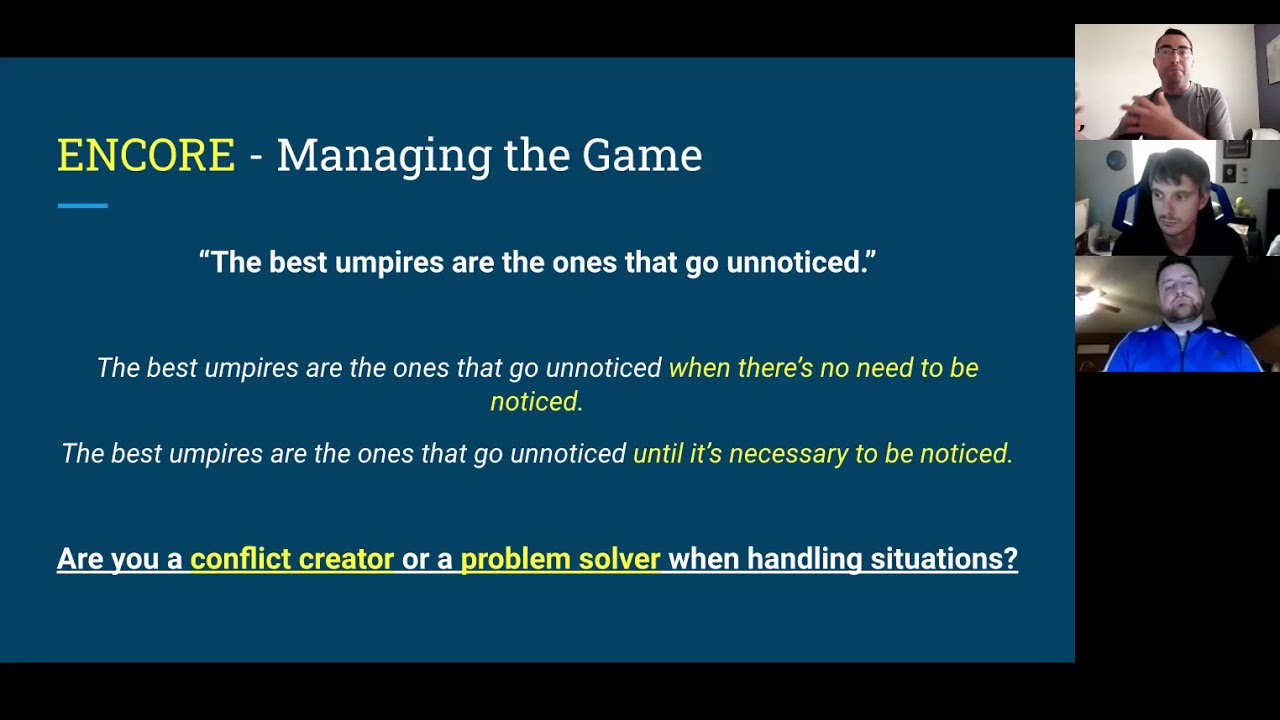 3UP 3DOWN - 5/28 - Managing the Game (Season 5 Encore)