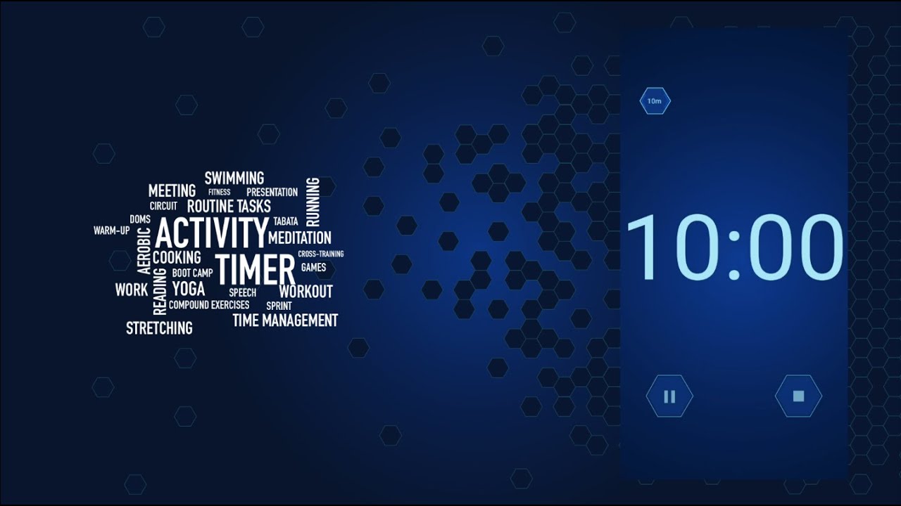 10 minutes Daily Activity Timer Cutdown. Calm Music for work, meditation, visualisation