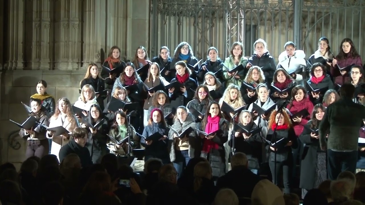 L’Orfeó Català interpreta ‘A Betlem me’n vull anar’ en el tradicional concert de nadales
