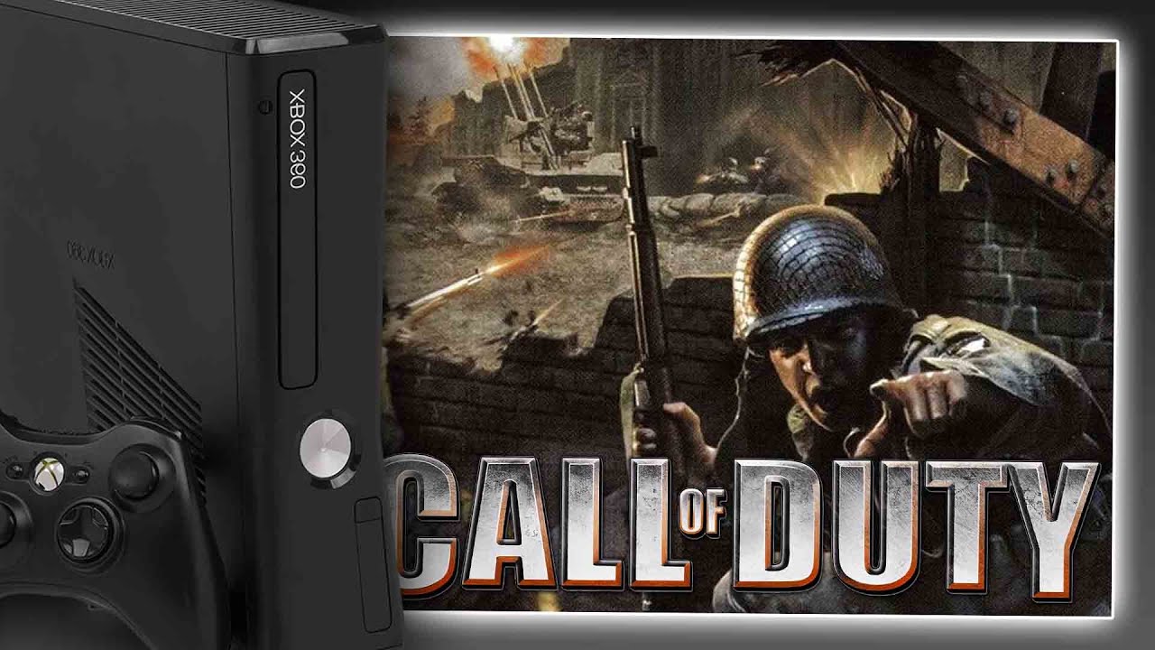 Call of Duty 1 на Xbox 360 / Геймплей / Первая колда!