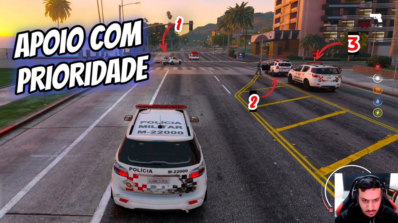 POPULAÇÃO JOGANDO PRA CIMA COPOM APOIO - GTA RP