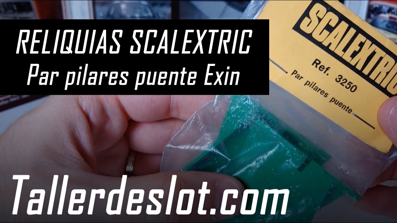 🔎 Pilar puente EXIN 【 RELIQUIAS 】 SCALEXTRIC Años 80 Accesorios para CIRCUITOS #slotcars