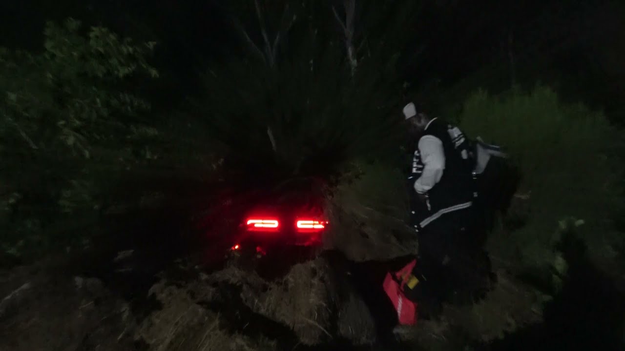 Racer runs into the woods.  Been decades since a racer's been this deep @ Yello Belly on 7-22-21.