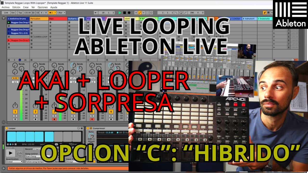 Live Looping Akai Apc 40 + Looper + One Button | Ableton Live | Tutorial 3