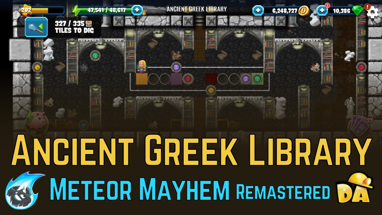 Ancient Greek Library - #6 Meteor Mayhem Remastered - Diggy's Adventure