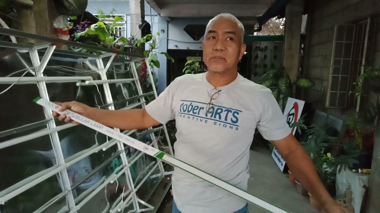 Lighted Box (Panaflex) Installation of LED Tube Light