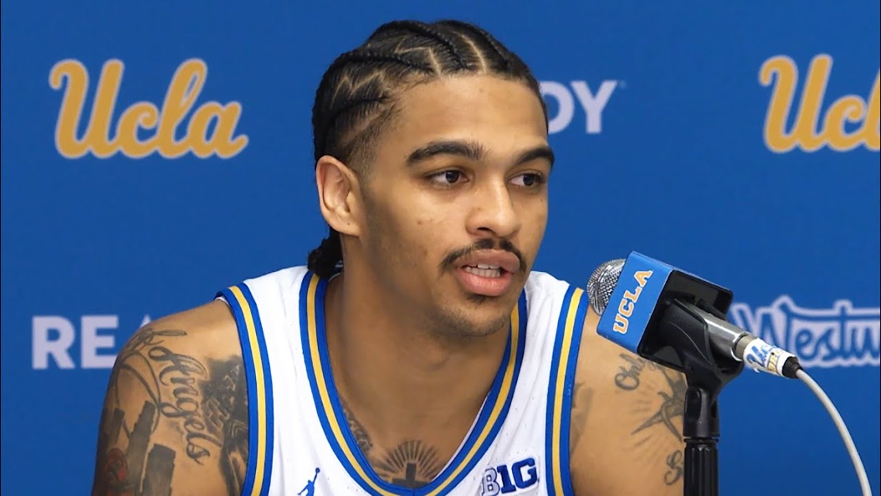 UCLA M. Basketball Postgame - Players, vs. Presbyterian (Nov. 21, 2025)