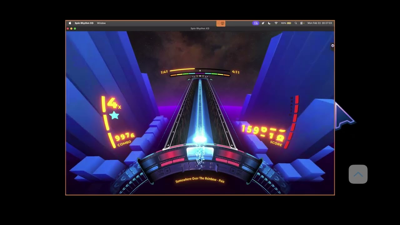 Spin Rhythm XD Ep. 1809: Paix - Somewhere Over The Rainbow. 389K score. Level 1704.