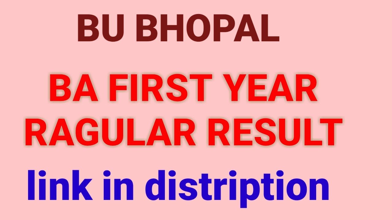 BA FIRST YEAR RAGULAR RESULT 2019