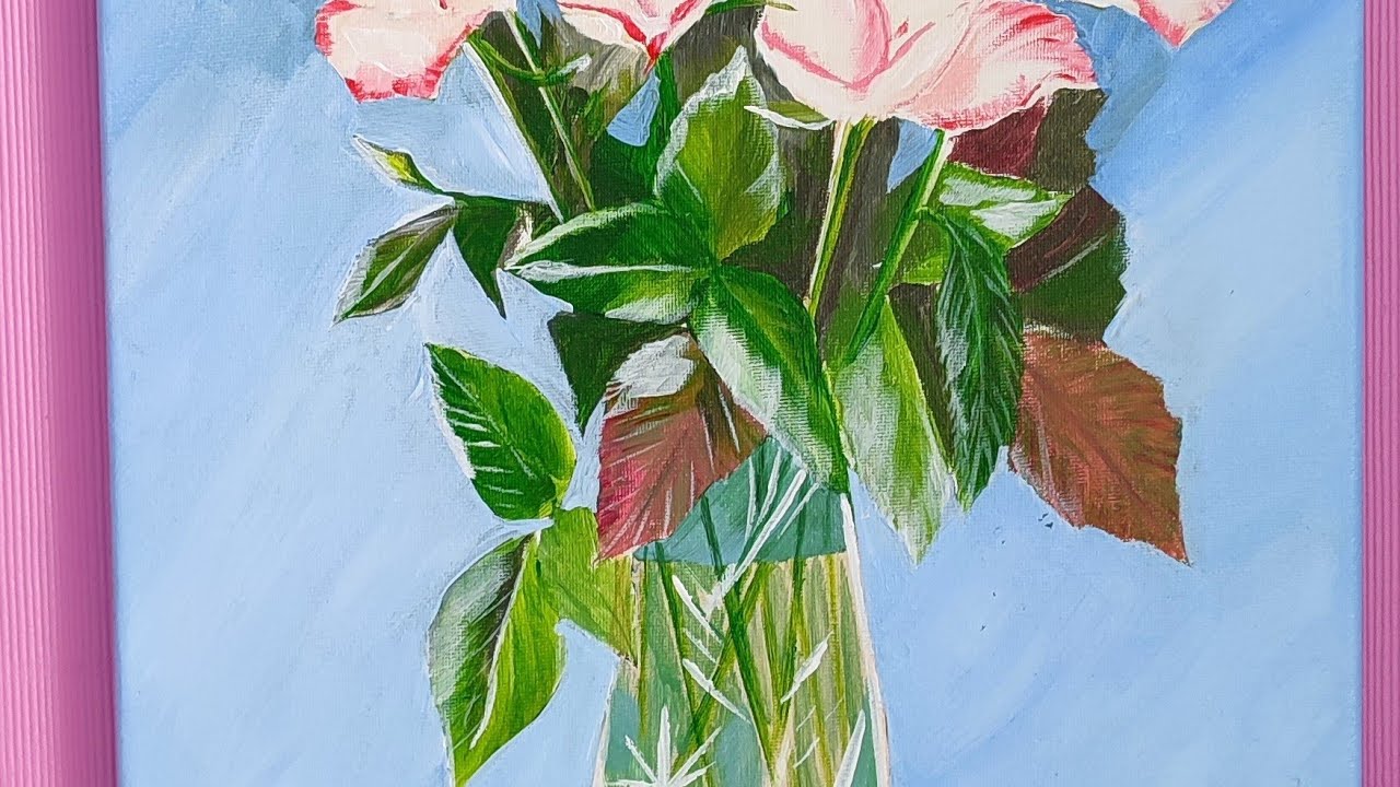 Painting Rouse acrylic