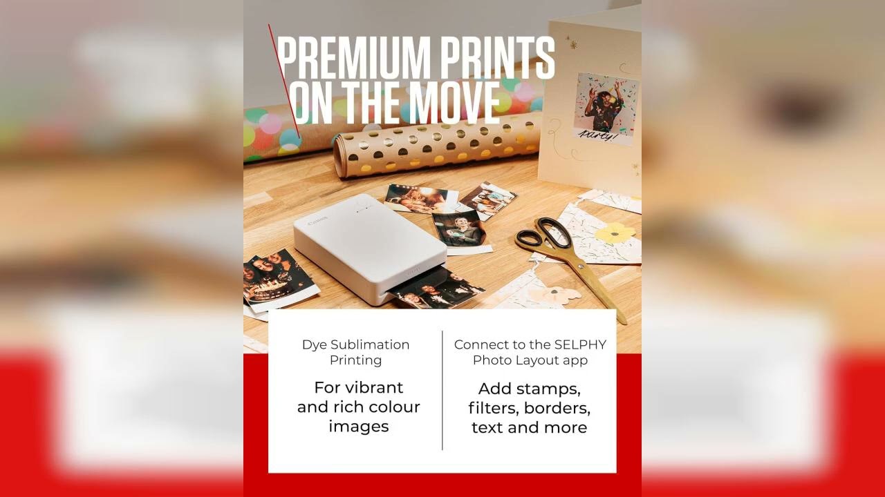 Rezension: Canon SELPHY QX20 mobiler Fotodrucker – per WLAN direkt vom Smartphone drucken. Thermo...