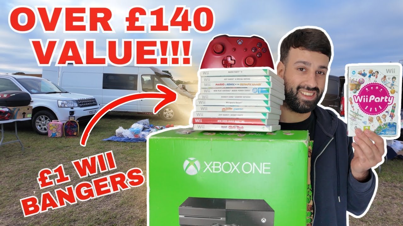 &pound;1 Wii BANGERS into OVER &pound;140 CEX Vouchers at the Car Boot!