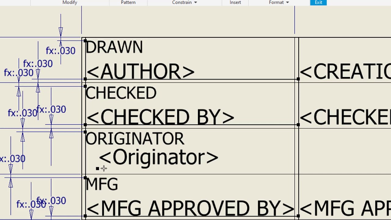 Inserting Custom iProperties Into a Title Block