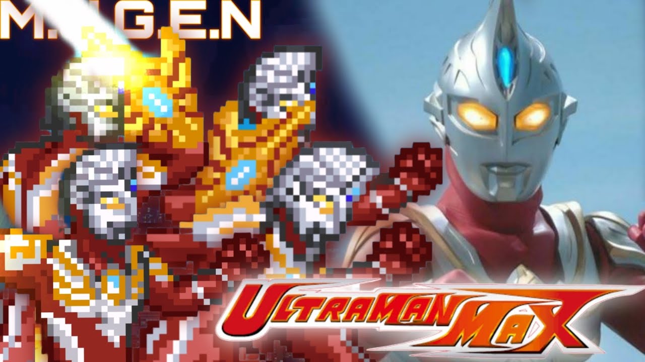 M.U.G.E.N - Ultraman Maxマックス (Update) [Add Giant Form]