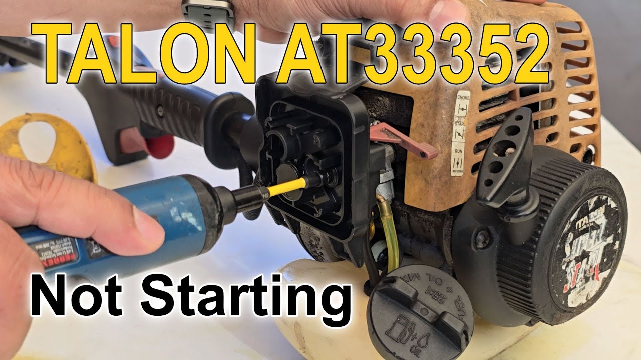 VTECH 129 - Ремонт триммера TALON AT33352, не запускающегося