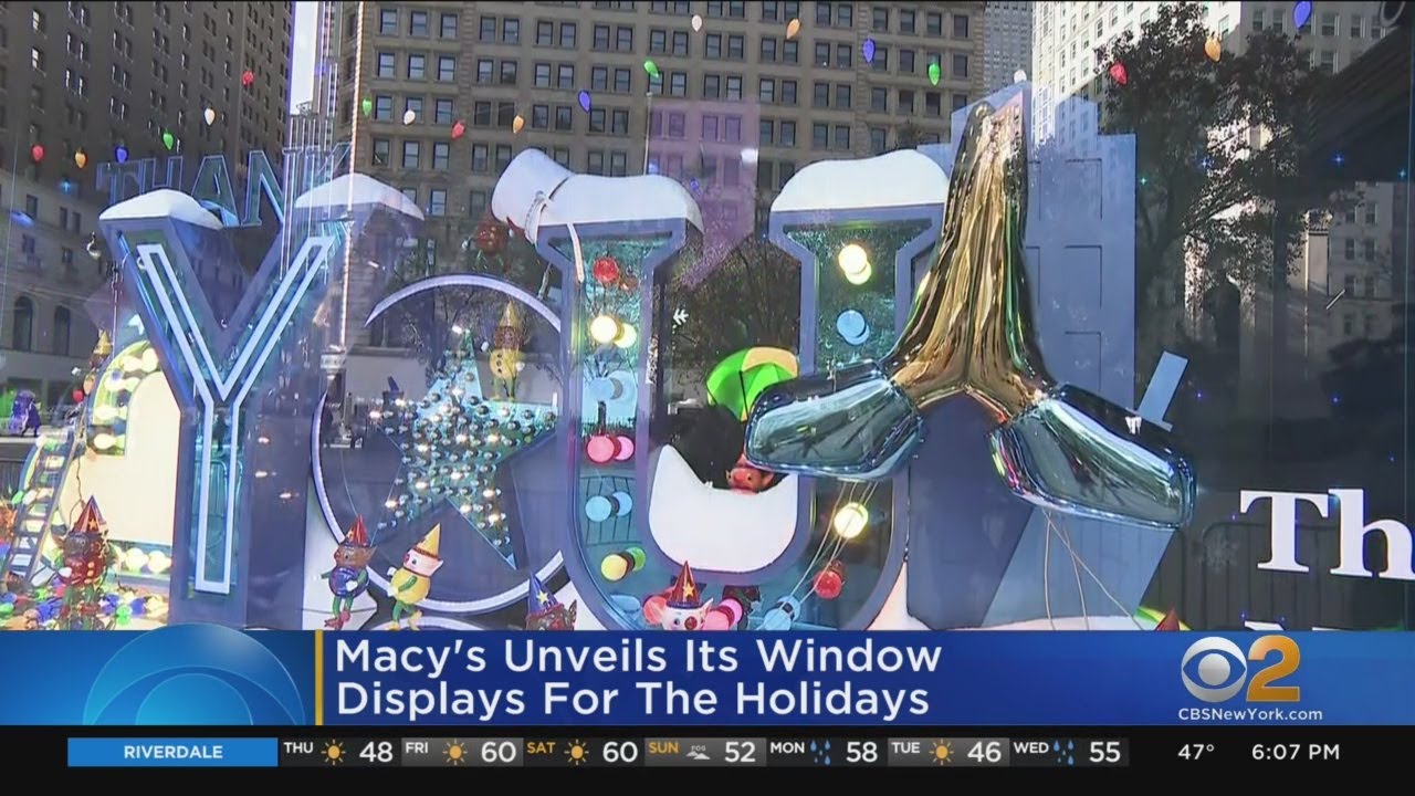 Macy's Unveils Holiday Window Displays