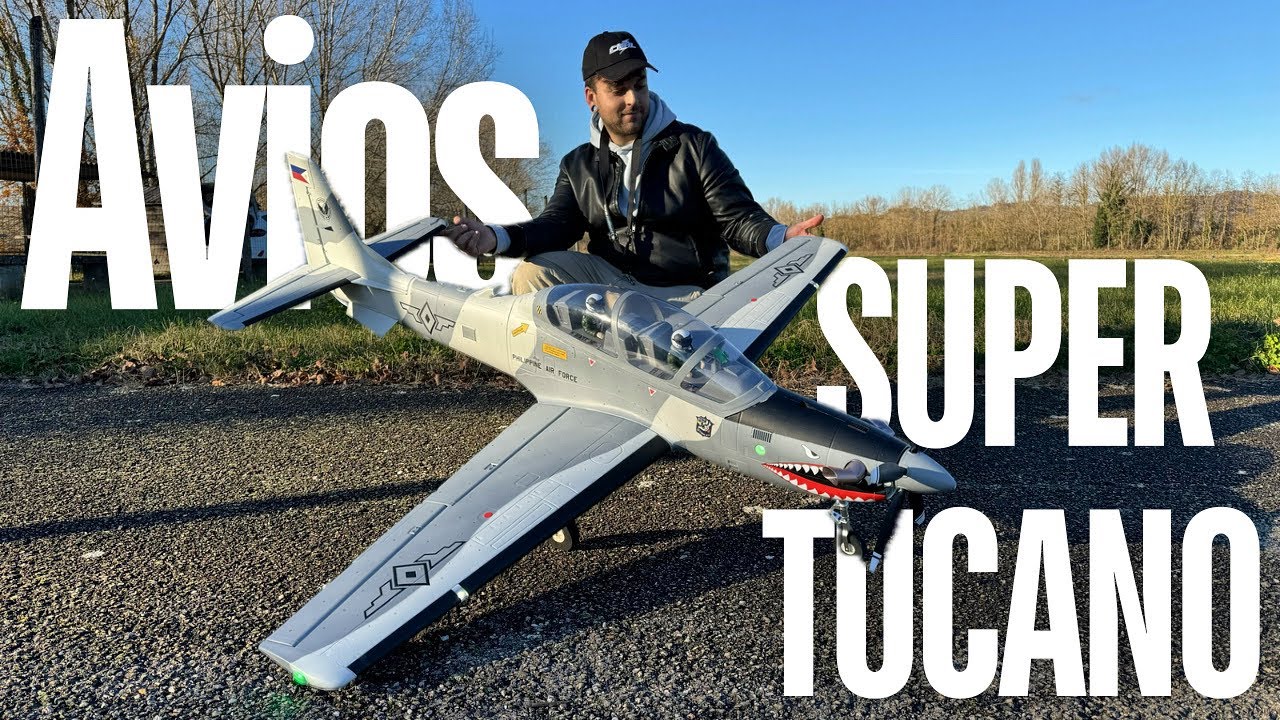 Avios Super Tucano 1600mm (PNF) - Maiden Flight Review! [4K60fps HDR]