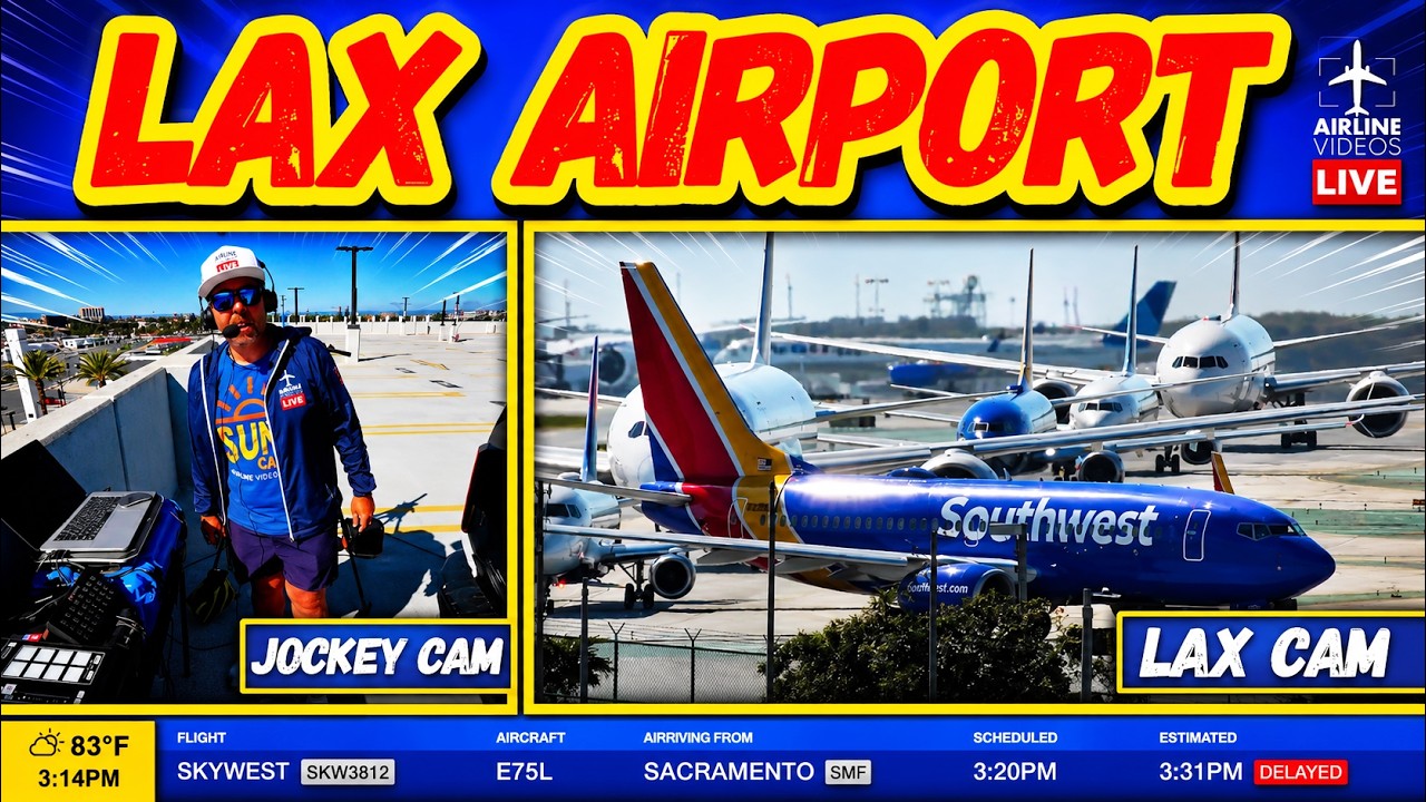 🔴LIVE LOS ANGELES (LAX) AIRPORT ACTION! (March 18th, 2026)