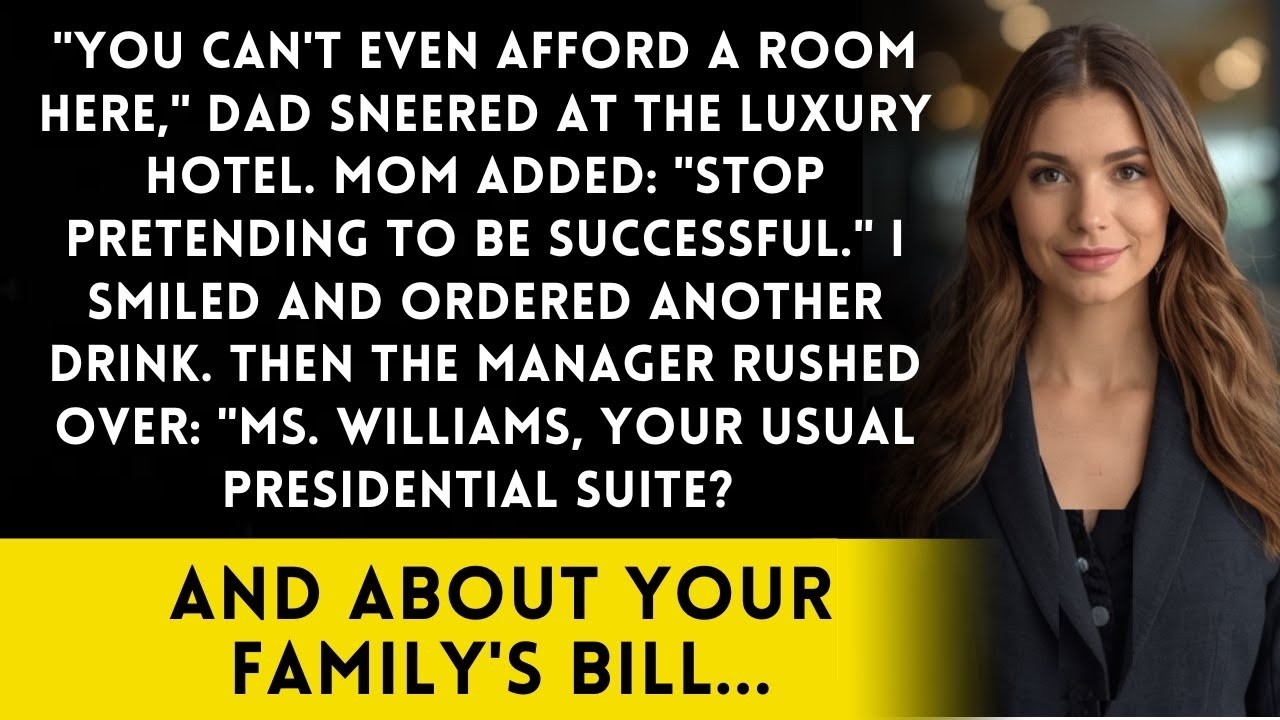 Parents Said I Couldn't Afford the Hotel for My Sister's Wedding—Then the Manager Called Them Family