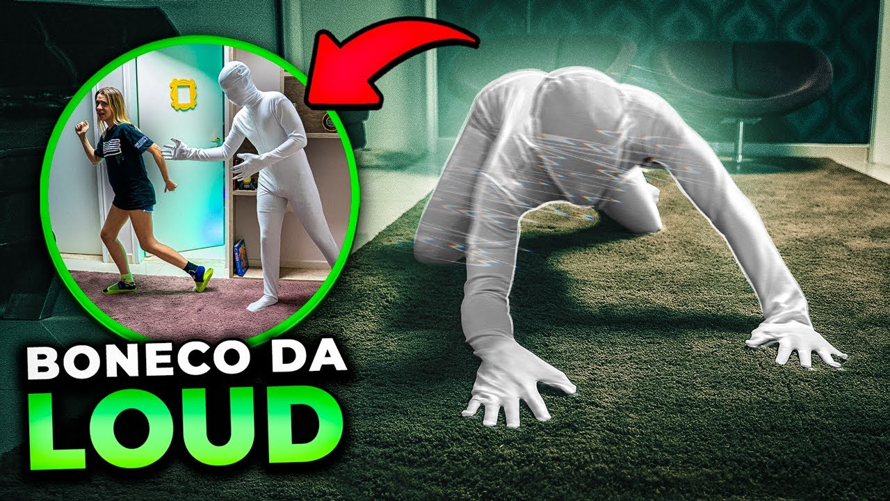 ELE ASSUSTOU TODOS FINGINDO SER UM BONECO DE PANO NA LOUD!!