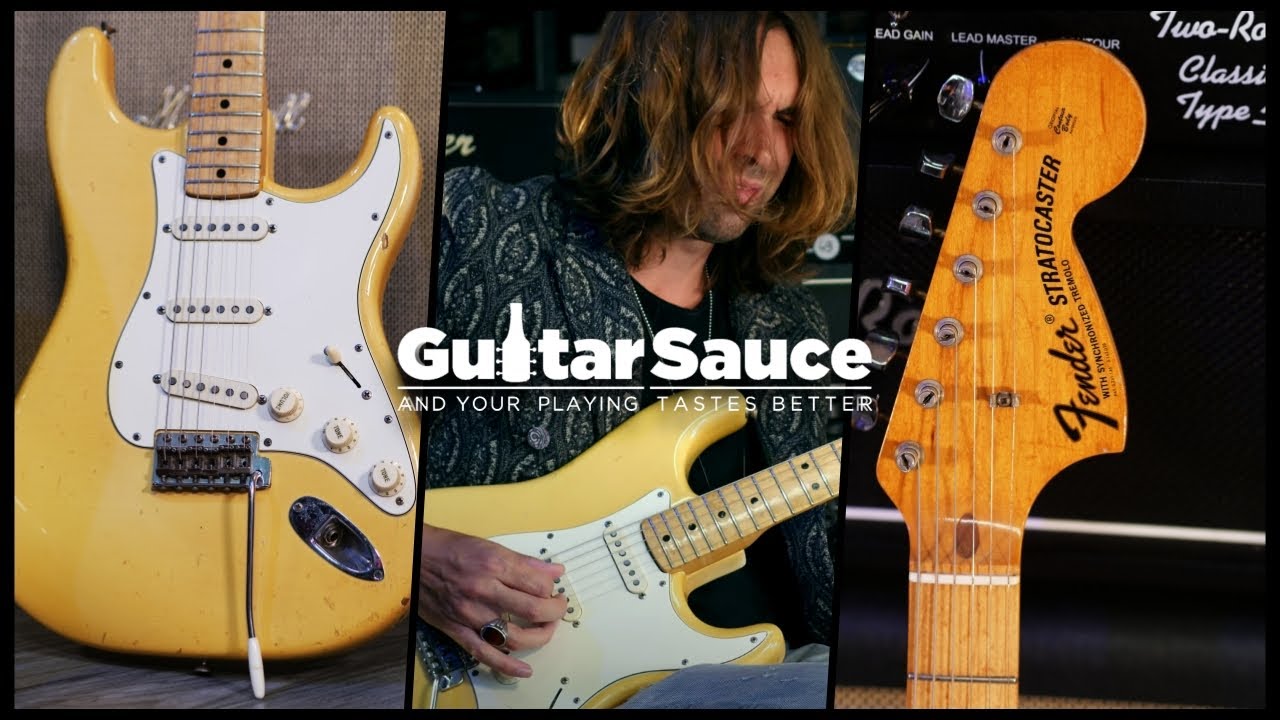 Fender Stratocaster Olympic White Maple Neck 4 Bolts Original Vintage 1971 | Demo by Paul Audia