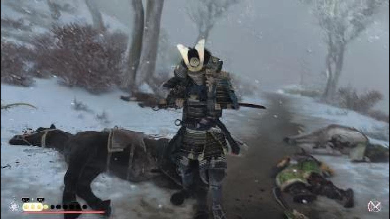 BLACK Gosaku Armor - Stealth & Combat Gameplay - Ghost of Tsushima