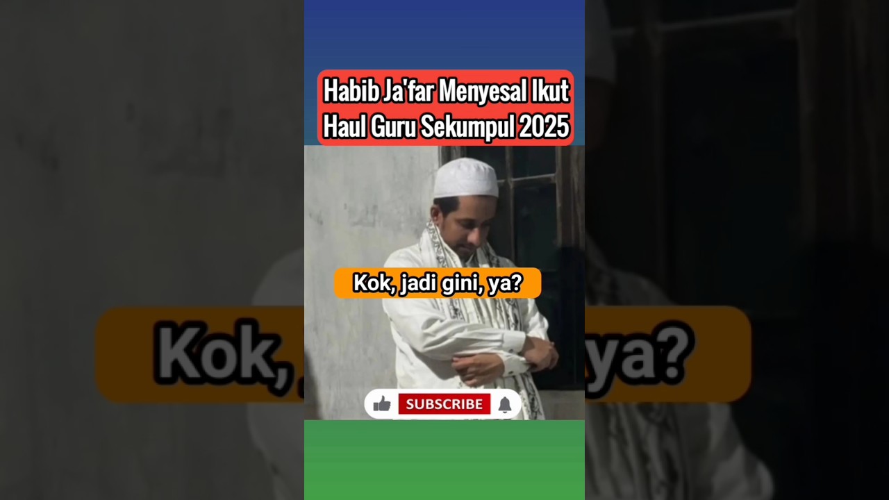 Ini Alasan Habib Ja'far Menyesal Ikut Haul Guru Sekumpul 2025 #shorts #haulgurusekumpul #habibjafar