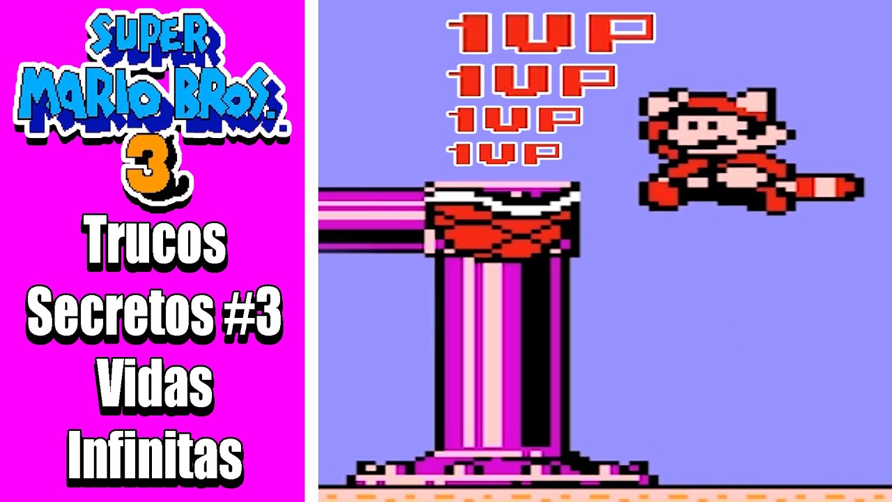 Super Mario Bros 3 (NES) - Trucos Secretos #3 Vidas Infinitas