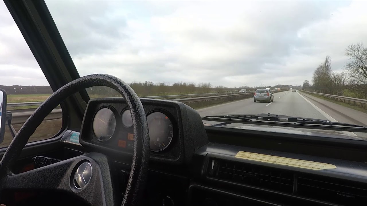 Speedtest: Autobahn + Landstrasse im 230 GE - G-Class