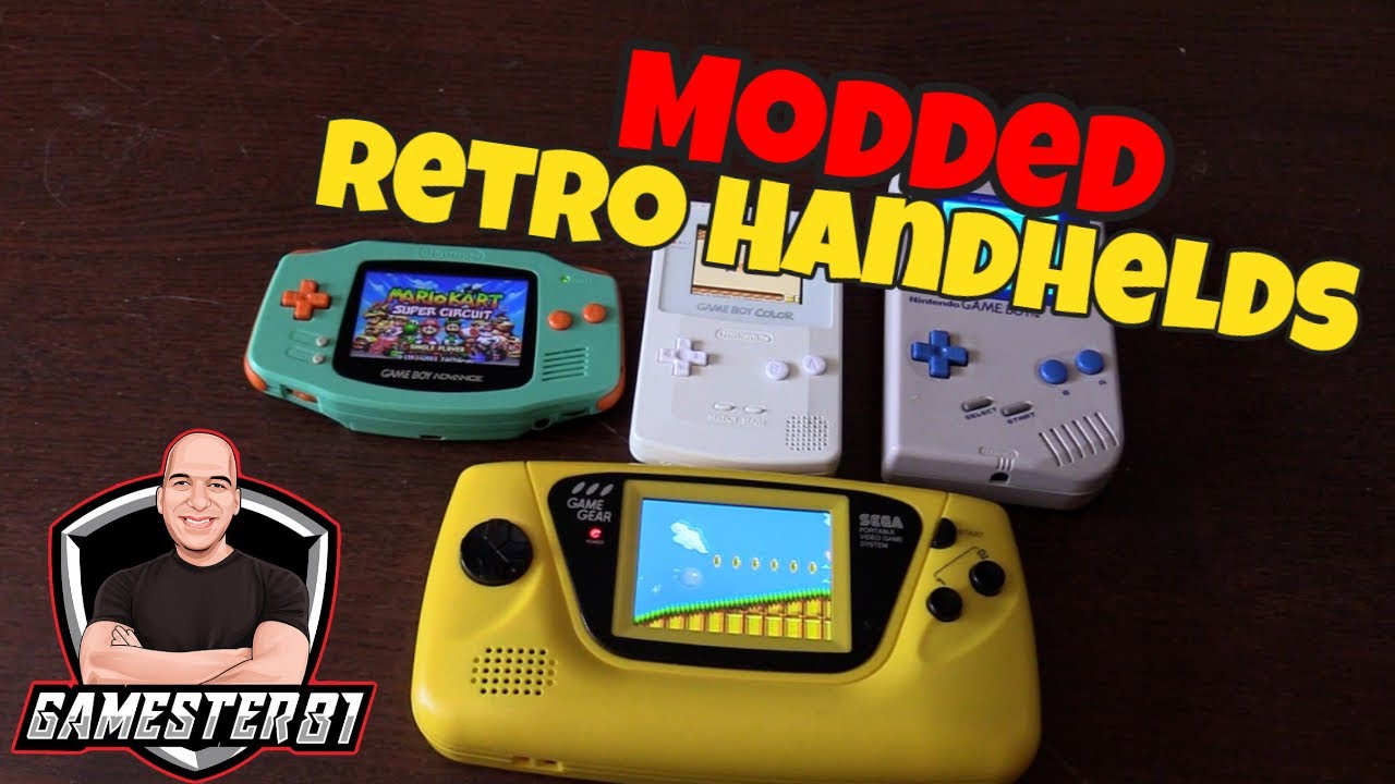 Awesome Modded Retro Gaming Handhelds- Gamester81