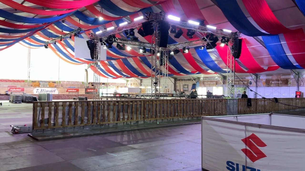 Es geht wieder Los ! Der Aufbau des Dortmunder Oktoberfest 2022