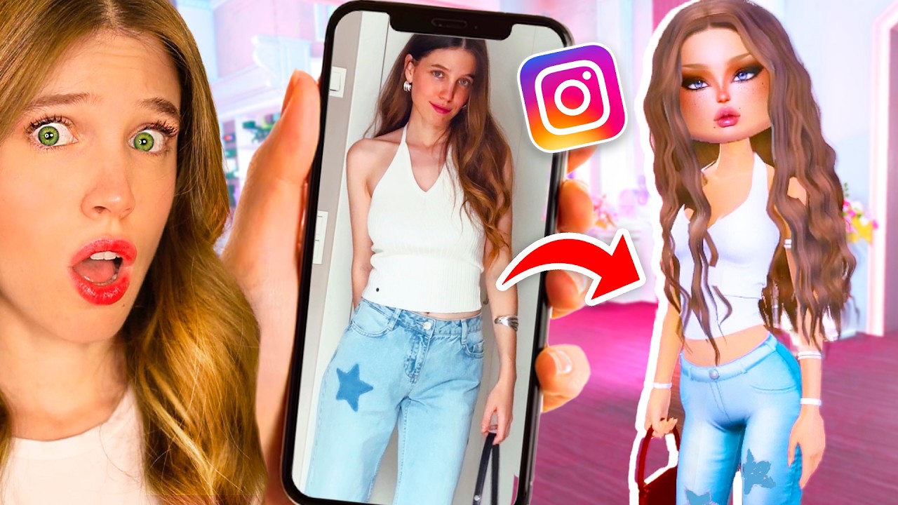 RECREANDO mis OUTFITS de INSTAGRAM en DRESS TO IMPRESS!! ¿PUEDO GANAR? | Roblox